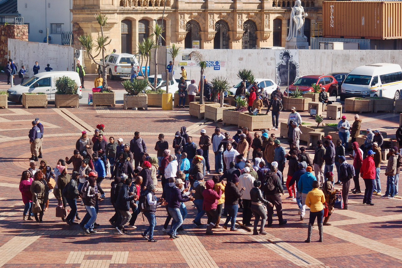 Security Guards Demand Employment From PE Municipality GroundUp